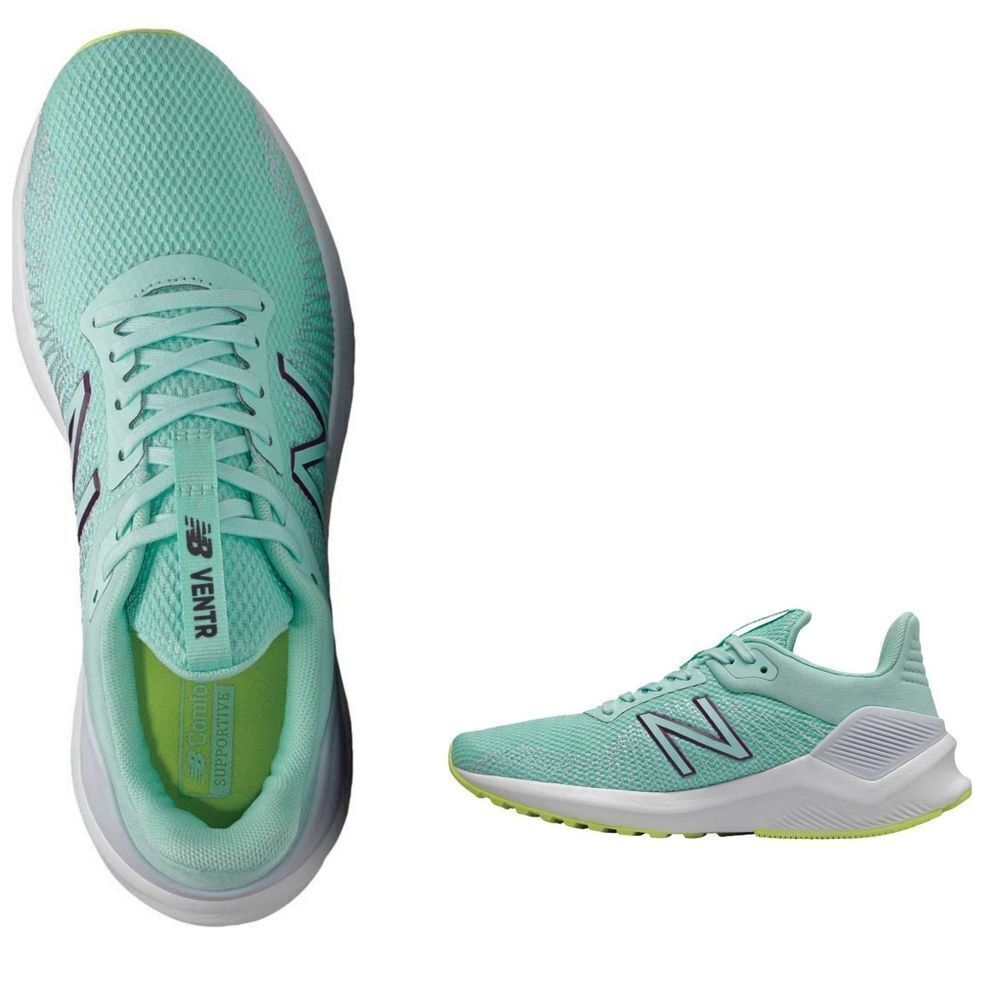 New! NEW BALANCE Women's Ventr Running Shoes Athletic Sneakers Size 6.5 Green